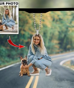 Customized Your Photo Dog Car Ornament UKKH170606