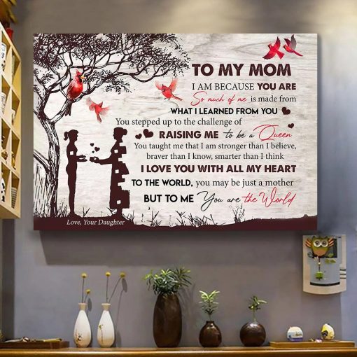 Mom And Daughter Canvas HXDT250205