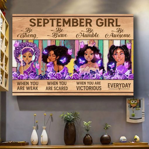 September Girl Canvas QFMM020409