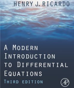A Modern Introduction to Differential Equations 3rd Edition – PDF ebook
