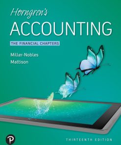 Horngren’s Accounting, The Financial Chapters 13th Edition – PDF ebook