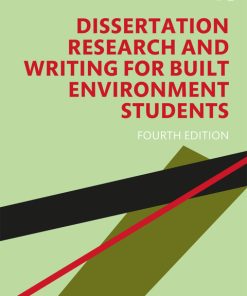 Dissertation Research and Writing for Built Environment Students 4th Edition – PDF ebook