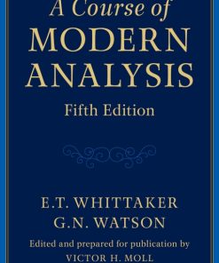 A Course of Modern Analysis 5th Edition – PDF ebook