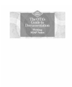 The OTA’s Guide to Documentation, Writing SOAP Notes, 5th Edition – PDF ebook