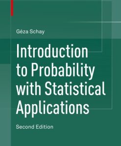 Introduction to Probability with Statistical Applications 2nd Edition – PDF ebook
